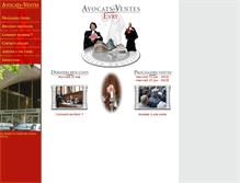 Tablet Screenshot of evry.avocats-ventes.com